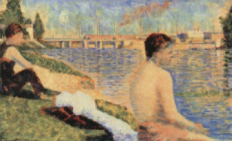 Georges Seurat Bather oil painting picture